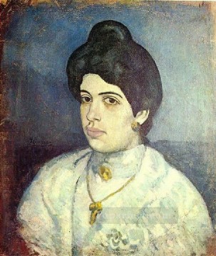 Pablo Picasso Painting - Retrato Corina Romeu 1902 Pablo Picasso